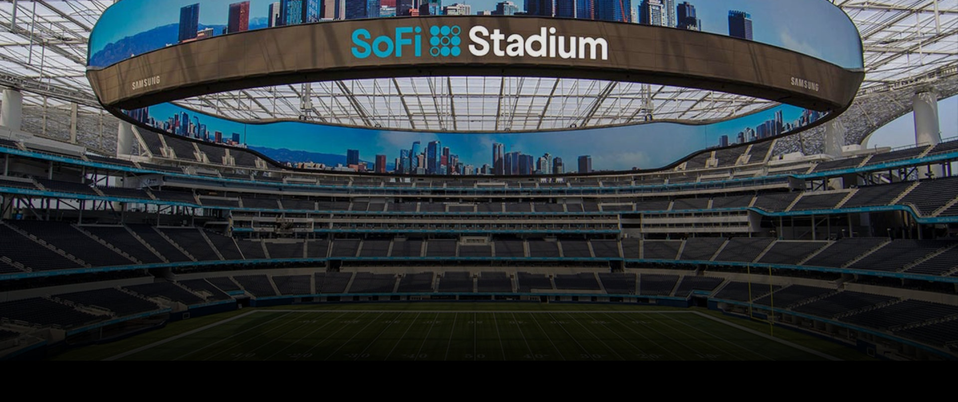 Suite overlooking SoFi Stadium